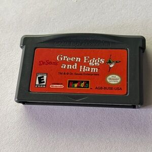 Dr. Seuss' Green Eggs and Ham (Nintendo Game Boy Advance, 2003) GBA Game Only